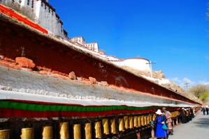 potala palace prayer wheels